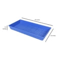 thumbnail image 3 of SUNPACK 10” x 20” Heavy Duty Mesh Plastic Seed Starting Tray, Blue, 2.3” - Ensures Water Drainage and Aeration, Perfect for Greenhouses or Indoor Gardening, 3 of 3