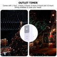 thumbnail image 3 of HLONK 2 Pcs Timing Socket Dusk to Dawn Sensor Plug Timer Outdoor for Lights Appliance Outlet Indoor, 3 of 6