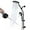Matte Black, variant on High Pressure Shower Head with Handheld Shower, 26" Adjustable Height Drill-Free Slide Bar, 3-Way Diverter for Easy Reach, Dual Shower Head Combo Set with 5ft Hose - Brushed Nickel