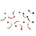thumbnail image 4 of Ayyufe Pack Of 20 Stainless Steel Ball Barbell Curved Eyebrow Rings Bar Tragus Ear Piercing, 4 of 4