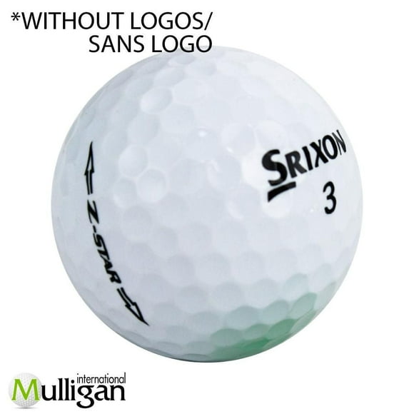 Mulligan - 48 Srixon Z-Star 5A Pristine Recycled Used Golf Balls, White