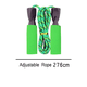 thumbnail image 2 of Cuerda de saltar para entrenamiento de fitness, gimnasio, ejercicio ajustable, cuerda de saltar de velocidad para adultos, 2 of 5