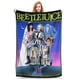 thumbnail image 2 of Manta de la película de terror B-Beetlejuice 1988, varios tamaños, cálida, acogedora y esponjosa, para Halloween, para sofá, cama y sofá, 2 of 4