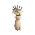 thumbnail image 6 of BZPIZ 2026 NEW Handcrafted Quirky Cat Vase, Whimsical Cat Flower Vase, Funny Cat Planter for Desk, Shelf, Boho Home Decor, Unique Gift for Cats Lovers Home Essentials White, 6 of 7