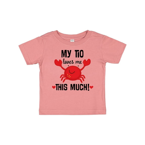 Inktastic My Tio Loves Me Nephew Boys or Girls Baby T-Shirt