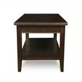 thumbnail image 4 of Leick Laurent Petite Table Basse en Bois Massif Couleur Chocolat Cerisier, 4 of 6