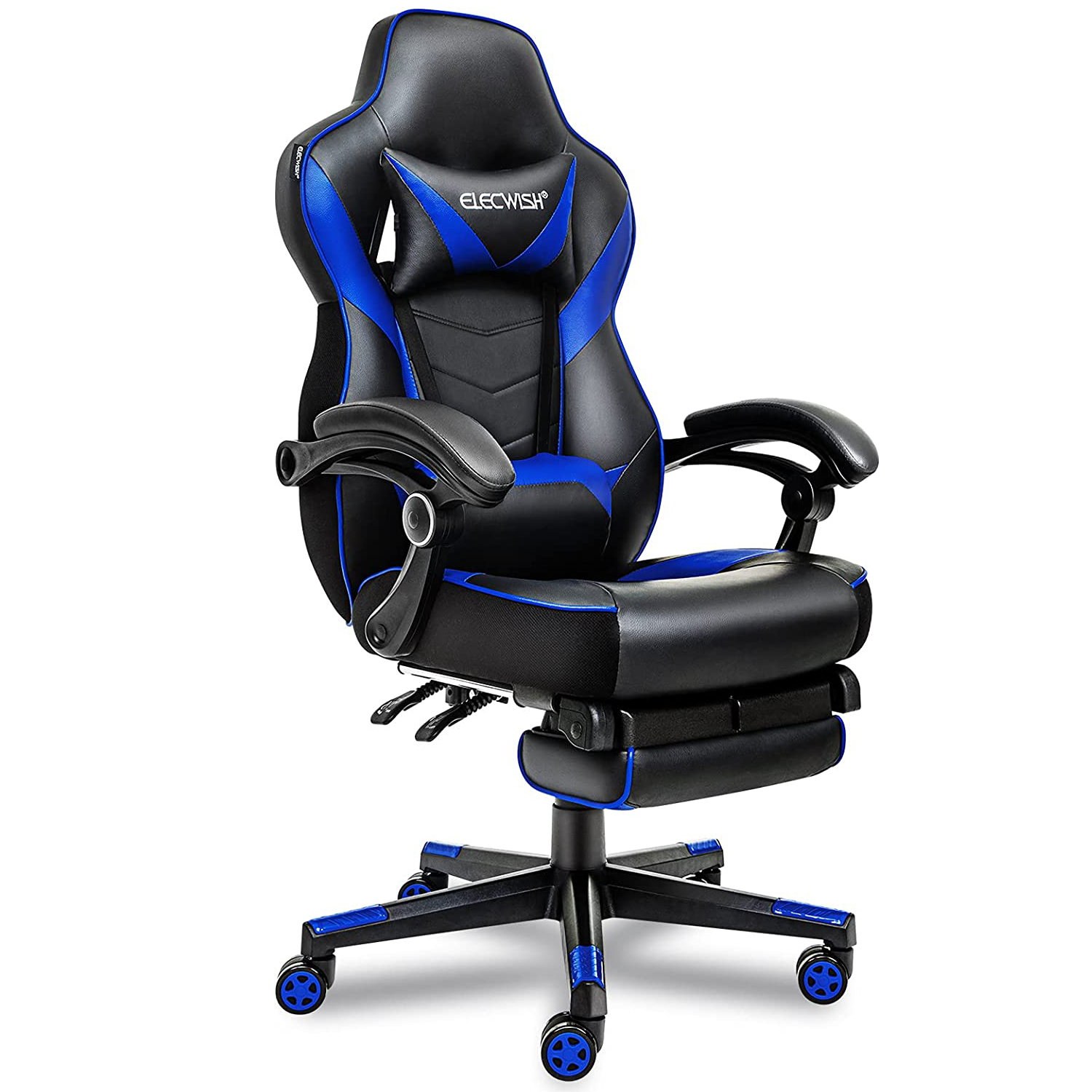 ELECWISH Racing Style Reclining Gaming Office Chair Ergonomic with