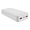 thumbnail image 1 of STEREN Power Bank de 20,000 mAh PD 20 W / QC 18 W con 1 salida USB C y 2 salidas USB, blanca, 1 of 2