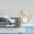 thumbnail image 2 of Escultura De Bola De Cristal De Pavo Real, Figura Decorativa Para Jardín, Artesanía, Estatua, Soporte Para Casa, Patio, Pasillo, Chimenea, Dormitorio, Sala De Estar, Oficina, 2 of 8