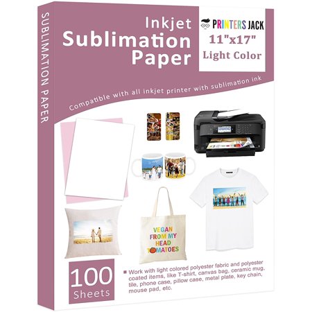Printers Jack Light Color Epson Sublimation Paper 11x17 inch 120 gsm -100 Sheets
