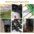 thumbnail image 3 of 100Pcs Heavy Duty Industrial Zip Ties,Releasable 8 Inch Black Cable Ties, Nylon Adjustable Tie wrap,Reusable, 3 of 8