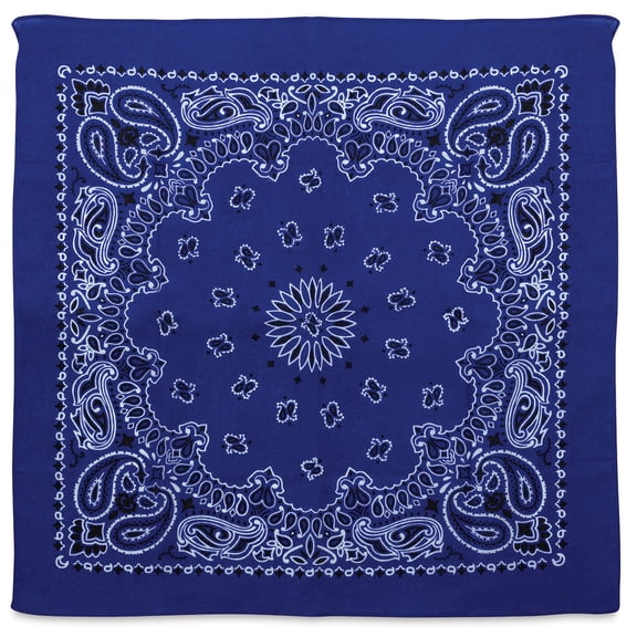 Carolina Paisley Bandana - Royal