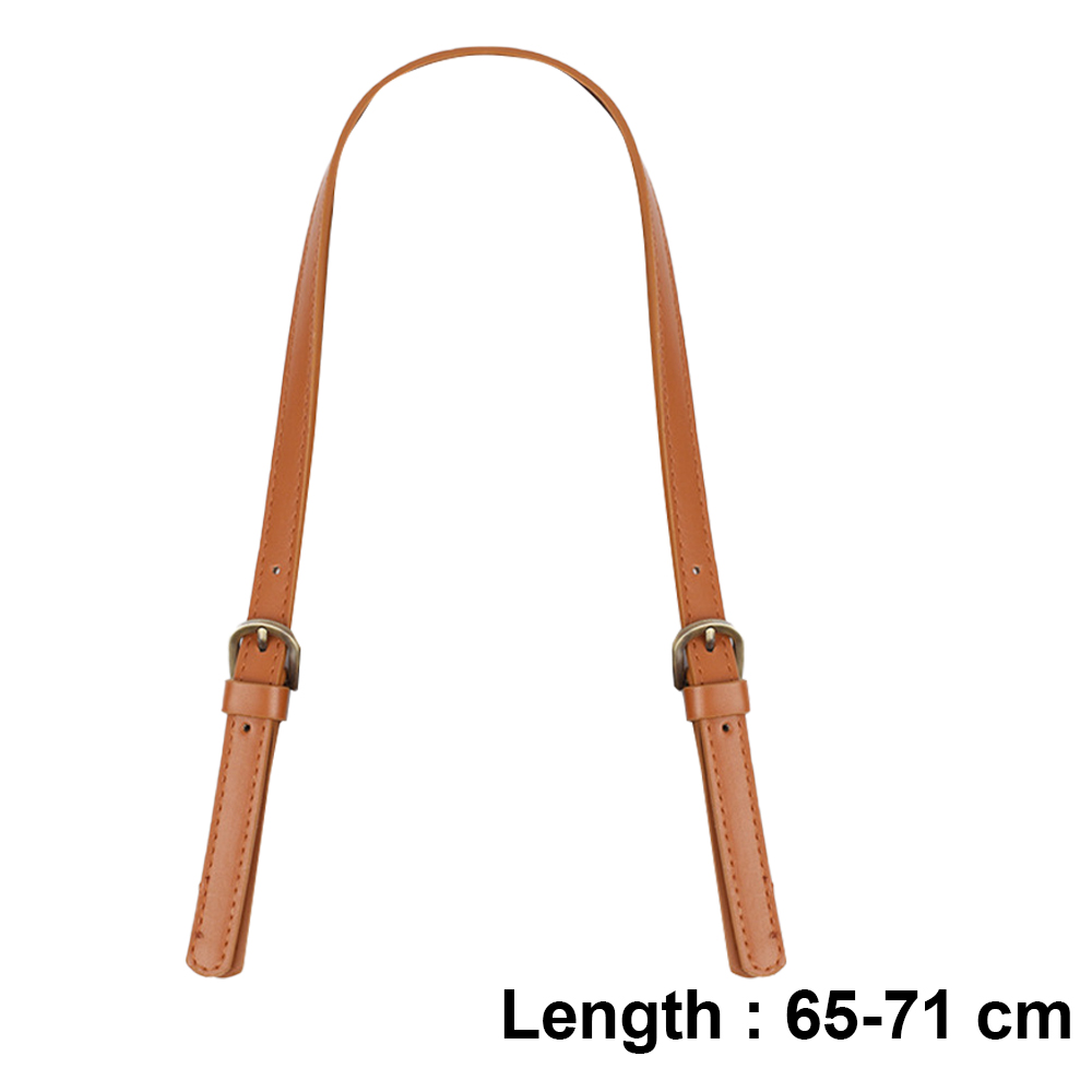 2 PCS Leather Replacement Handles Shoulder Straps with Adjustable Buckle  Purse Strap Bag Handles