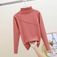 thumbnail image 5 of Women's Fleece Thermal Mock Neck Long Sleeve Warm Underwear Shirt/Top Soft Stretchy Fitted Base Layer Shirt, 5 of 7