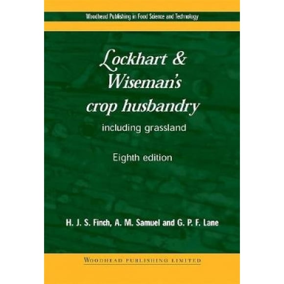 Lockhart and Wiseman's Élevage de Céréales Incluant Prairie (Série de Publications Woodhead en Science Alimentaire, Technologie et Nutrition)