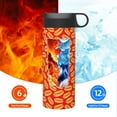 thumbnail image 6 of Yiaed A Big Hot Dog Print Water Bottle with Straw Lid, Stainless Steel Double Wall Insulated Water Bottle | Leak-Proof and Spill-Proof Water Bottle, 6 of 8