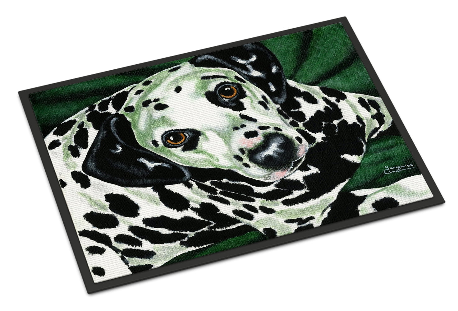 Emerald Beauty Dalmatian Doormat by Caroline's Treasures