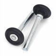 thumbnail image 2 of Garage Door Roller 4 Inch Stem Standard Rollers w/Black Nylon Wheel (2 Pack), 2 of 4