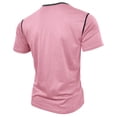 thumbnail image 3 of ZZwxWA Mens Shirts Sales Cozy Style Plus Size Breathable Elastic T-shirt Printed Holiday Beach V Neck Tee Work Out Male Tshirts Casual Fashion Tops Loose Fit Short Sleeve Shirts Blouse, 3 of 6