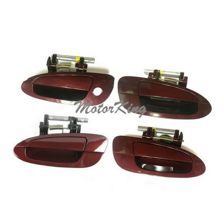 - MotorKing DS148 Sparkle Red A15 Outside 4PCS Door Handle Set (Fits For 02-06 Nissan Altima)