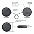 thumbnail image 4 of Niños Bluetooth Diadema Auriculares Auriculares Inalámbricos Dormir Música Headwear Lindo-e, 4 of 5