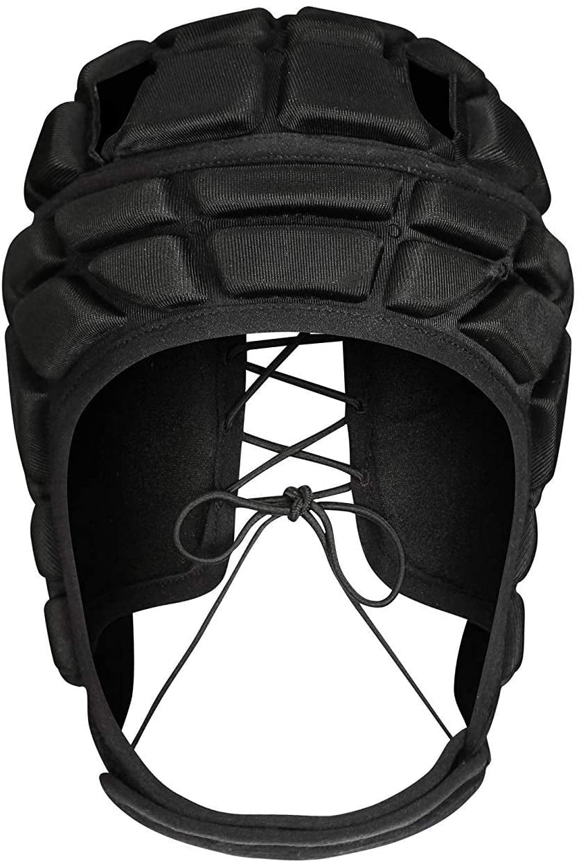 Soft Shell Protective Headgear Rugby Headguards Padded Gear Adjustable Padding Helmet for Soccer Goalie Football Youth Kids
