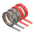 thumbnail image 1 of Uxcell 26Ft Tennis Racket Badminton Racquet Grip Finishing Tapes, Red/Grey 4 Pack, 1 of 6