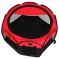 thumbnail image 1 of Pet Cat Dog Portable Foldable Cage With Mesh Cover For Exercise Play Tent, Indoor Outdoor Use, 1 of 8