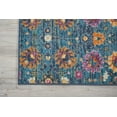 thumbnail image 5 of Nourison Passion Denim 1'10" x 6' Area Rug, Boho, Moroccan, Bed Room, Living Room, Dining Room, Kitchen, , Easy Cleaning, Non Shedding (6' Runner), 5 of 6