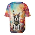 thumbnail image 2 of Hello 2025 Boston Terrier Celebrates Happy New Year Firework Balloon All Over Print 3D Baseball Shirt Gentleman Dog Lover Gifts Softball Sport - 02024, 2 of 6