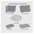 thumbnail image 3 of TiaGOC Queen Comforter Set, Sage Green Tufted Bed in a Bag 7 Pieces with comforters and Sheets, All Season Bedding Sets with 1 Comforter, 2 PillowShams, 2 Pillowcases, 1 Flat Sheet, 1 Fitted Sheet, 3 of 7