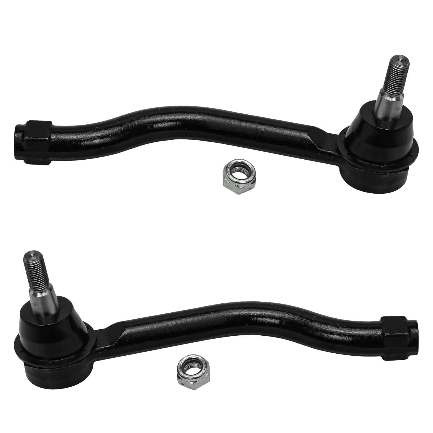 Detroit Axle - 8pc Front Control Arms Kit for 2007-2013 Nissan Altima, 2 Lower Control Arms with Ball Joint 2 Outer Tie Rods 2 Inner Tie Rods 2 Tie Rod Boots 2008 2009 2010 2011 2012