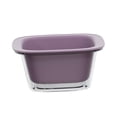 thumbnail image 1 of Cesta para lavar frutas, bandeja para servir, colador de cocina, colador, recipiente de drenaje para limpieza Violeta, 1 of 9