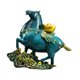 thumbnail image 1 of Figura de caballo, decoración de escritorio, colecciones de resina, figura de Feng Shui chino Azul, 1 of 5