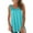 Sky Blue, variant on Camisole Tops for Women Women Casual Summer Loose Sleeveless Round Neck Vest Tank Shirt Tunic Blouse Tops Cami