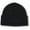 Black, variant on Wordmark Mens Knitted Brown Beanie