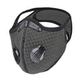 thumbnail image 4 of Face Mask Anti Pollution Pm2.5 Two Air Vent With Filter Reusable Washable Sports Masks Face Shield1pc, 4 of 4