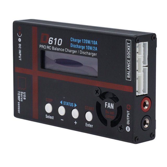Battery Balance Charger, 11-18VDC Multiple Modes Toy Battery Charger for 1-6s LiFe LiHV Li Ion