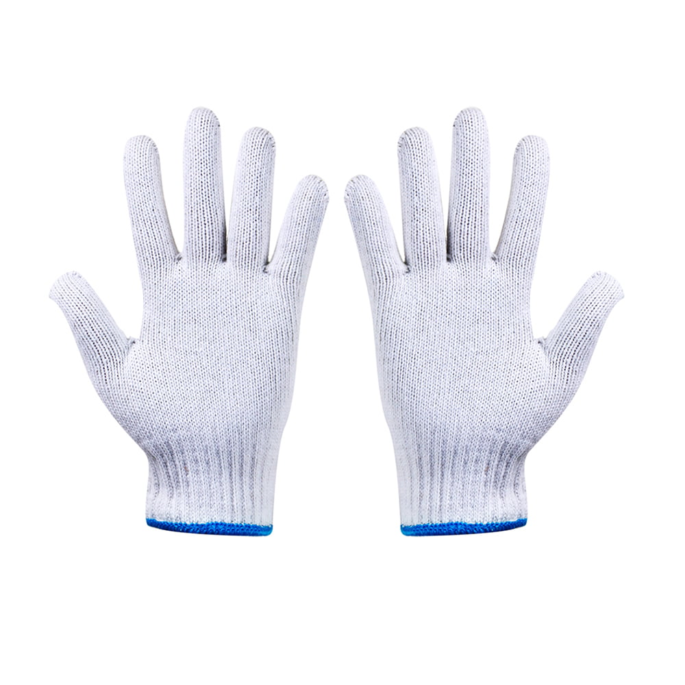 White Cotton Gloves Liner Moisturising Eczema Work Beauty Travel Magician Butler 
