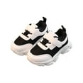 thumbnail image 2 of Spazoro Little Girls Athletic Sneakers, Non-slip Fabric Breathable Soft Sole Lightweight Casual Runnning Shoes for Toddler/Little Kids/Big Kids Black Size 6 T, 2 of 6