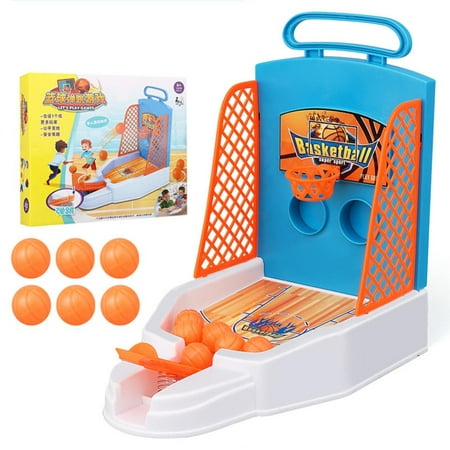 Esaierr Boys Girls Mini Desktop Basketball Game Tabletop Indoor Basketball for Kids Adults 10x6x9 In