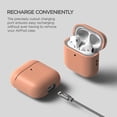 thumbnail image 4 of VRS Design Airpods Case for Airpods 1 & 2, [Modern] Neat & Durable Hard Shell Rugged Shockproof Protective Case Cover (Peach), 4 of 8