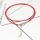 thumbnail image 5 of Guardurnaity Collar Gargantilla Cuerda de poliéster Cuerda de abalorios DIY Colgante Extensor Cadena Cadena Accesorios de joyería Ropa, zapatos y accesorios Miscelánea Café, 5 of 6