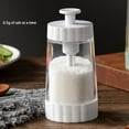 thumbnail image 3 of Glass Salt Shaker Dispenser, 0.5g Quantitative Salt Shaker, Precise Control Metering Seasoning Bottle, Ration Spice Dispenser, Air Tight Seasoning Bottle for Kitchen Camp, 3 of 7