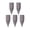 Type 1-F, variant on Extra Fine Fine Fountain Pen Replacement Nibs With Precisions Inks Flows Control Systems For Artists And Handwriting