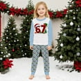 thumbnail image 2 of 67 Pajamas Pants Set 2 Piece 6 7 Joggers with Shirts Comfy Soft Lounge Sets, 2 of 5