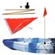 thumbnail image 1 of Kayak Safety Flag Canoes Paddle Boards Fishing Boat Foldable Flag, 1 of 5