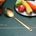 thumbnail image 5 of ReaNea Gold Cooking Spoons, Stainless Steel Solid Spoon, Kitchen Serving Spoon, 5 of 8