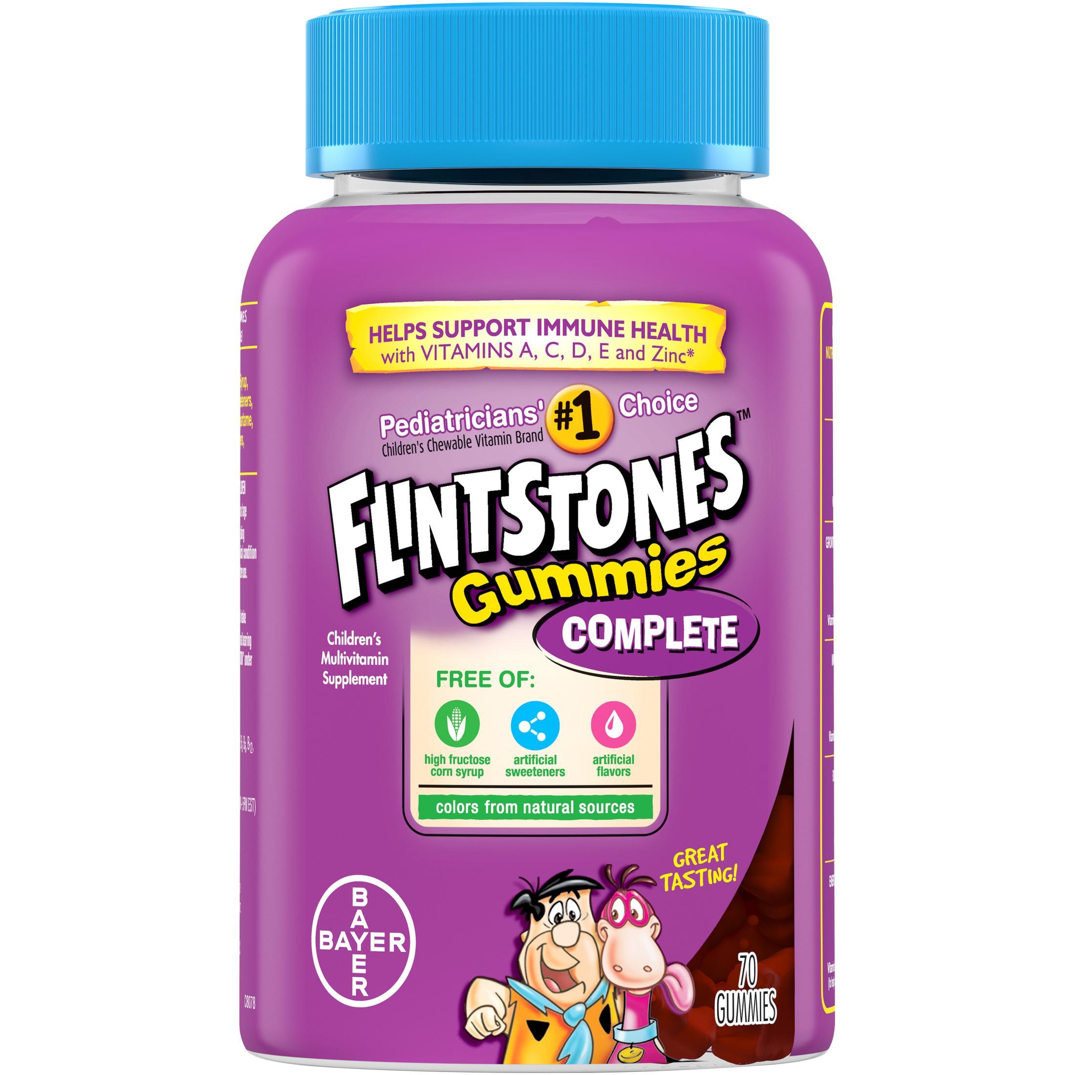 Flintstones Gummies Kids Vitamins, Gummy Multivitamin for Kids, 70 Count - image 2 of 12
