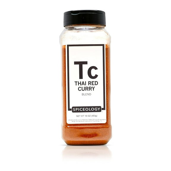 Spiceology - Thai Red Curry Seasoning Blend - Bold Thai Flavor for Noodles, Stir-Fry, Soups, and Sauces - Thai Curry Powder for Cooking - 16 oz